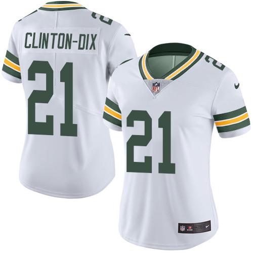 Nike Packers #21 Ha Ha Clinton-Dix White Women's Stitched NFL Vapor Untouchable Limited Jersey
